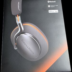 Bowers & Wilkins Over-Ear Headphones - Black and Orange